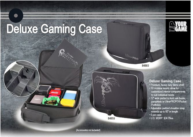 ULTRA PRO: GAMING CASE - DELUXE WITH BLACK TRIM