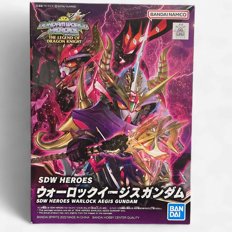 SD GUNDAM WORLD HEROES: WARLOCK AEGIS GUNDAM (MODEL 24)
