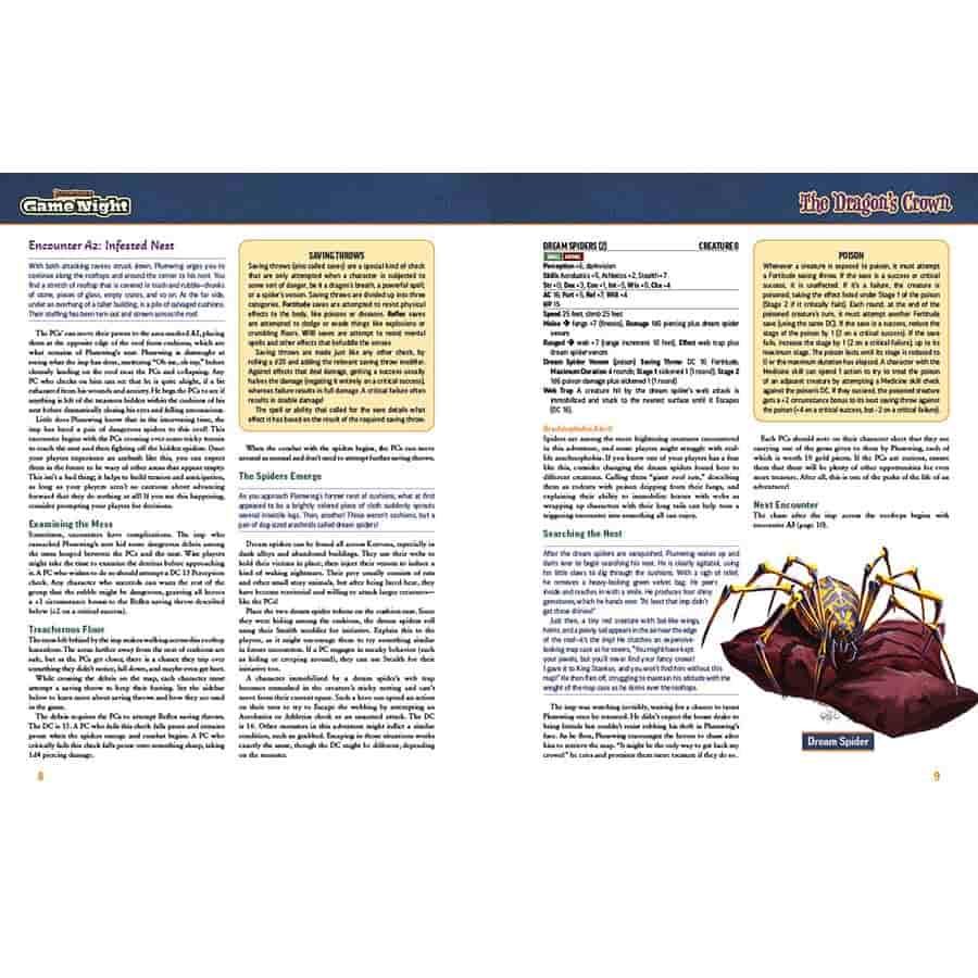 PATHFINDER (2E): GAME NIGHT: THE DRAGON'S CROWN