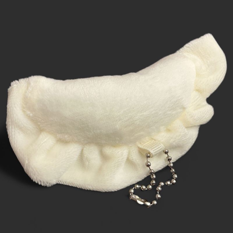 Plush Potsticker Dumpling Keychain