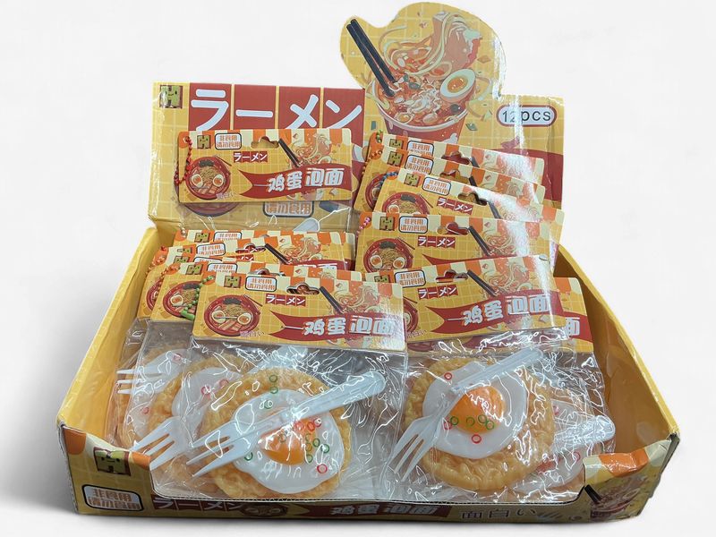 Cup Noodle Squishy Toy With Fork