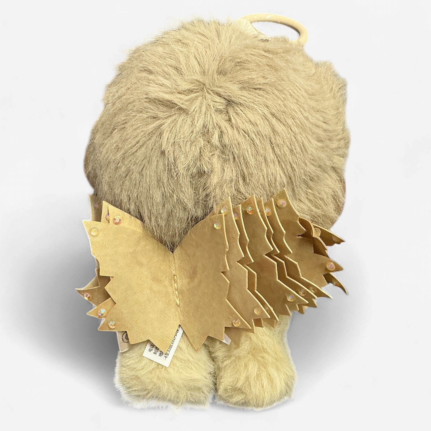SkullPanda Custom Bedazzled Teakwood Plush Pendant