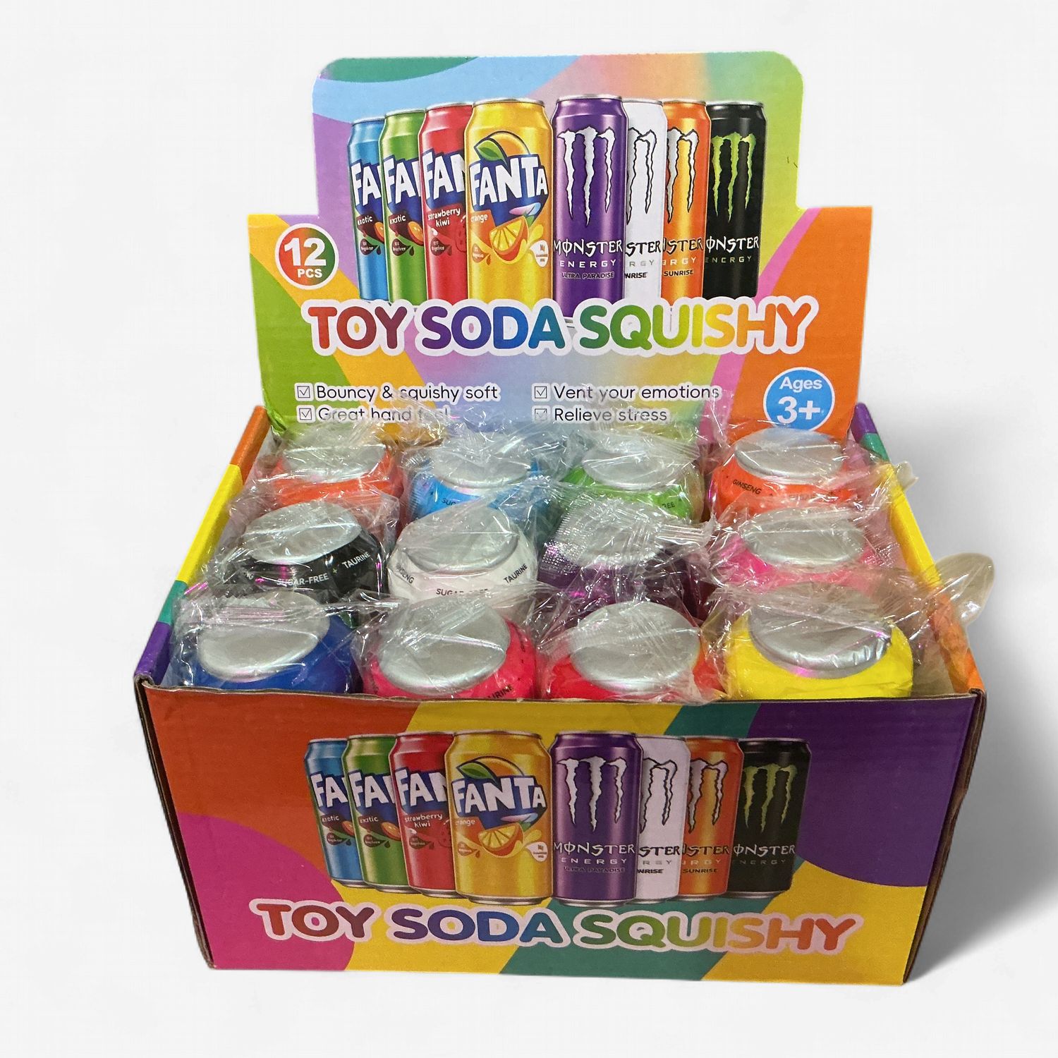 Soda Pop Squishy Toy (Random Choice)