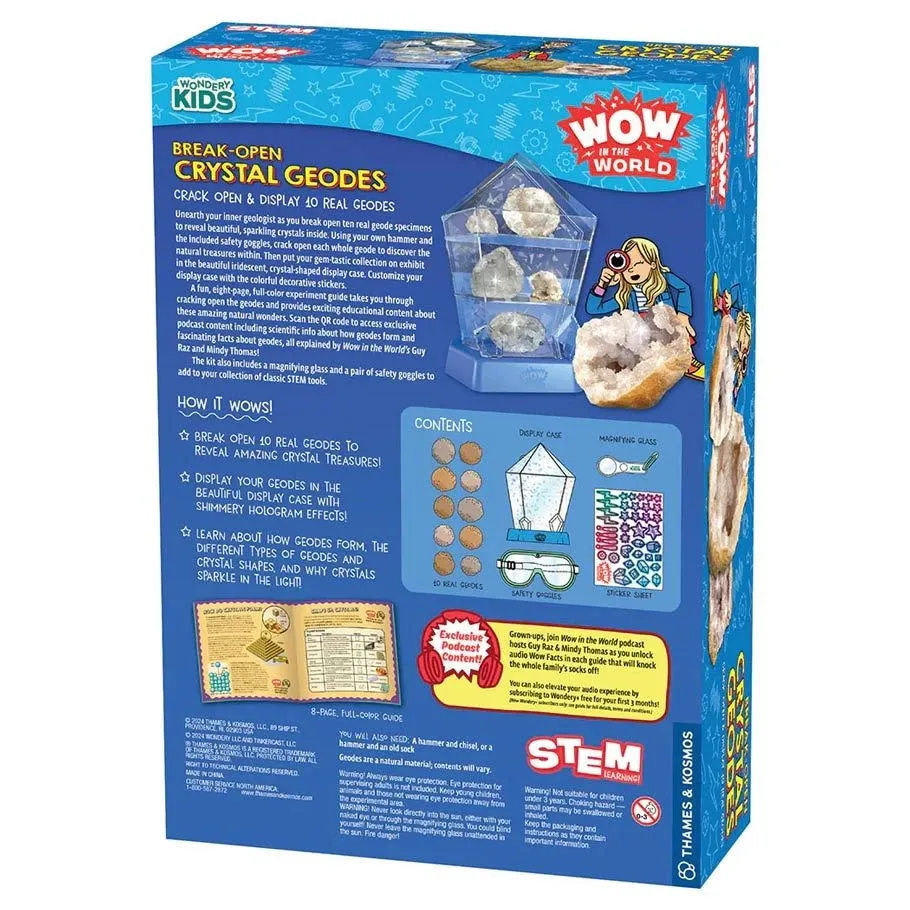 Wow in the World: Break-Open Crystal Geodes
