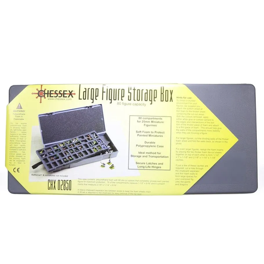 Figure Storage Box Large 80 Count