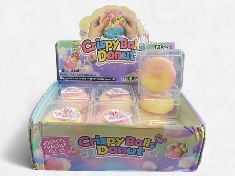 Crackle Fluff Crunchy Donut Squishy