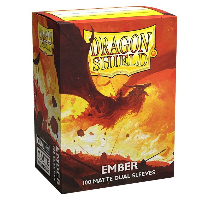 Dragon Shield Sleeves: Standard Matte Dual - Ember 100CT