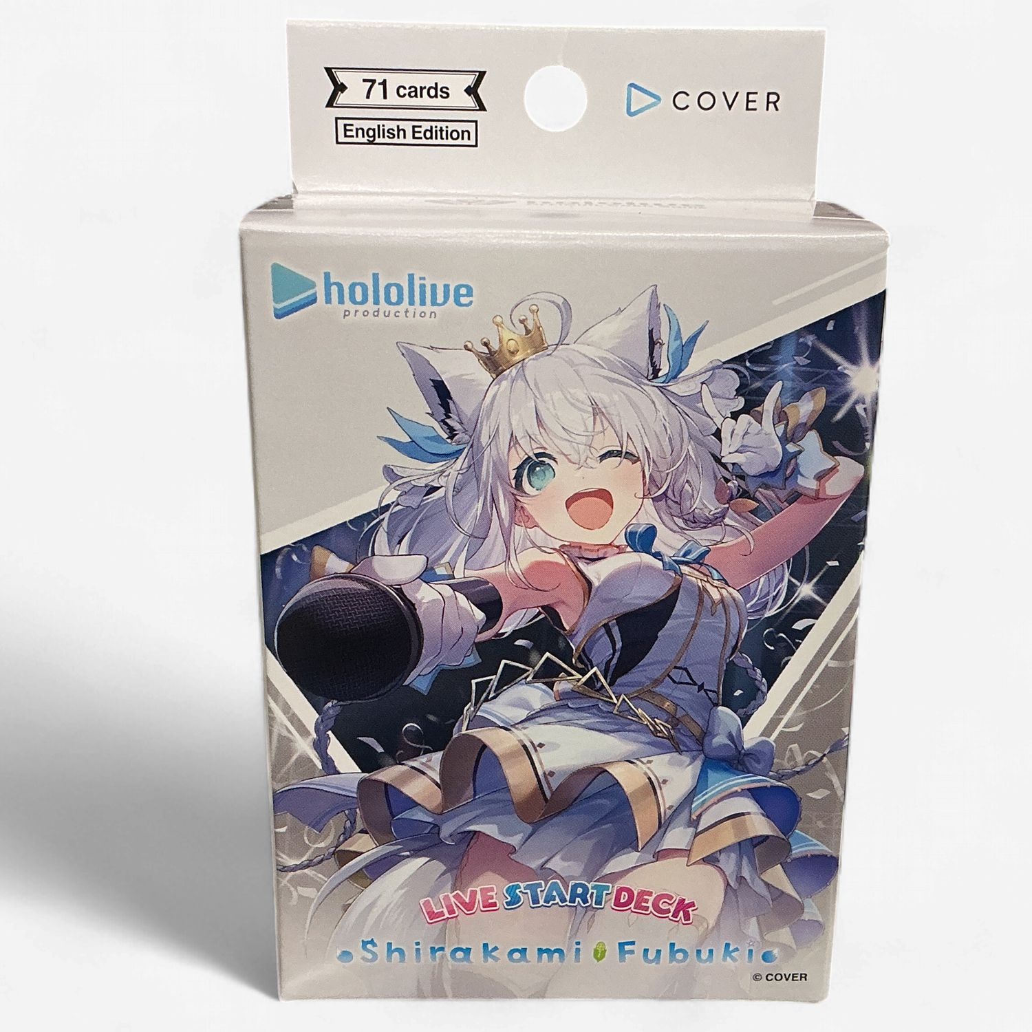 HOLOLIVE OFFICIAL CARD GAME START DECK: SHIRAKAMI FUBUKI