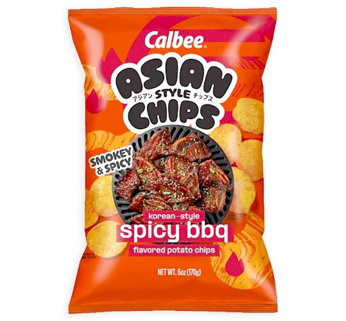 CALBEE KOREAN STYLE SPICY BARBECUE CHIPS