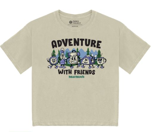 adventure with friends camp youth tee, Size: XSmall