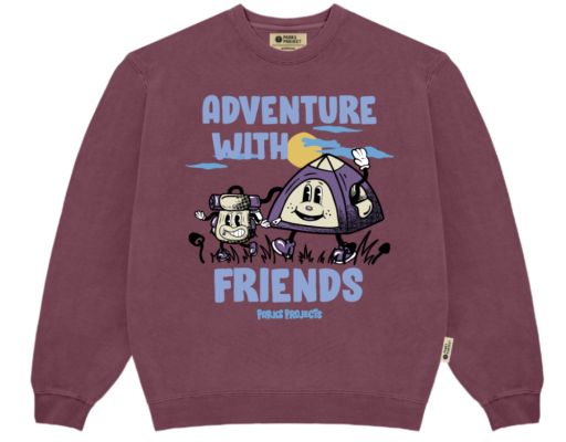 adventure with friends camp youth crew, Size: Small