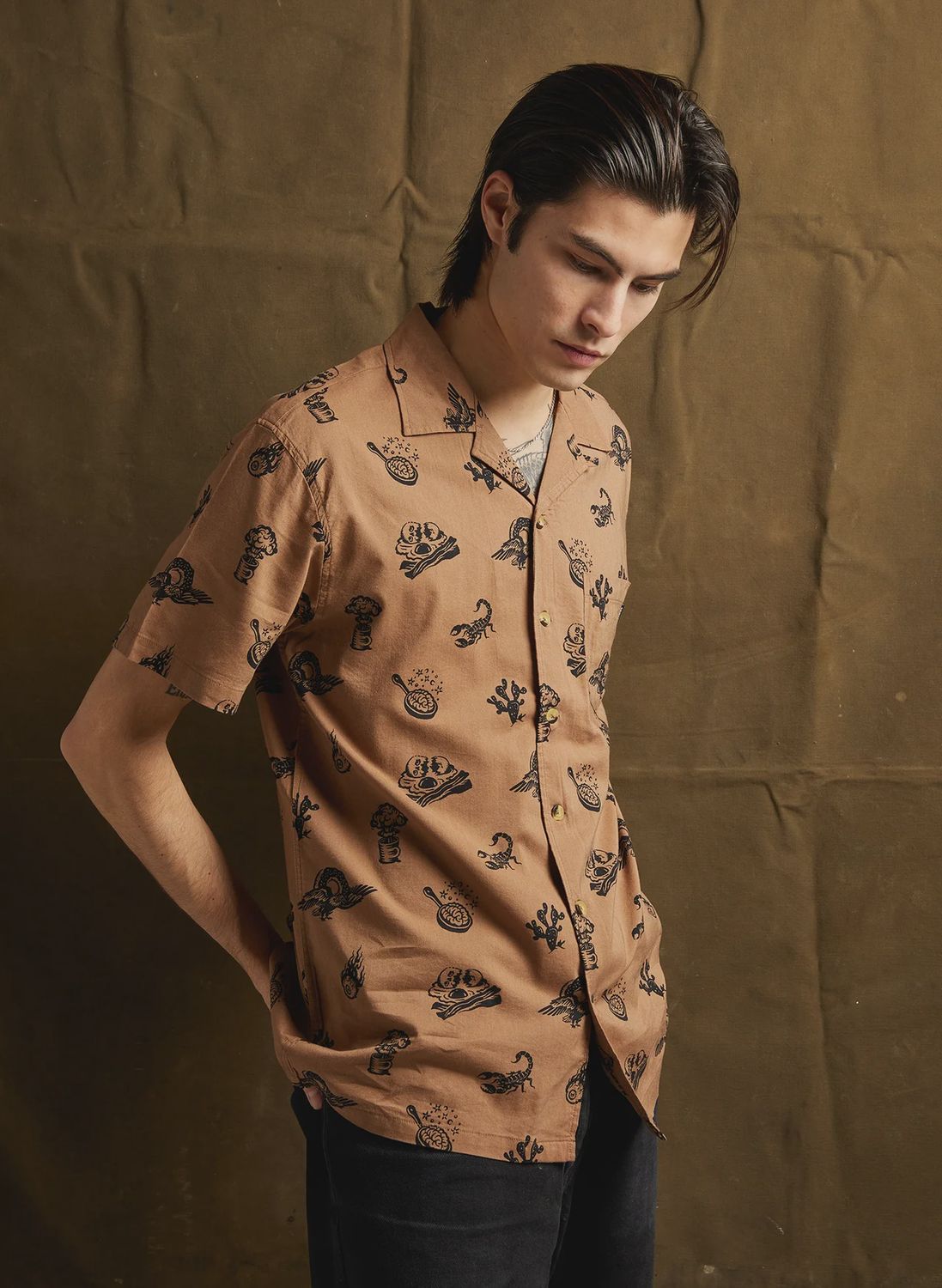Brain Fried Button Up