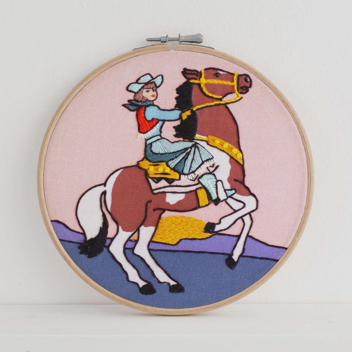 Cowgirl Premium Embroidery Kit