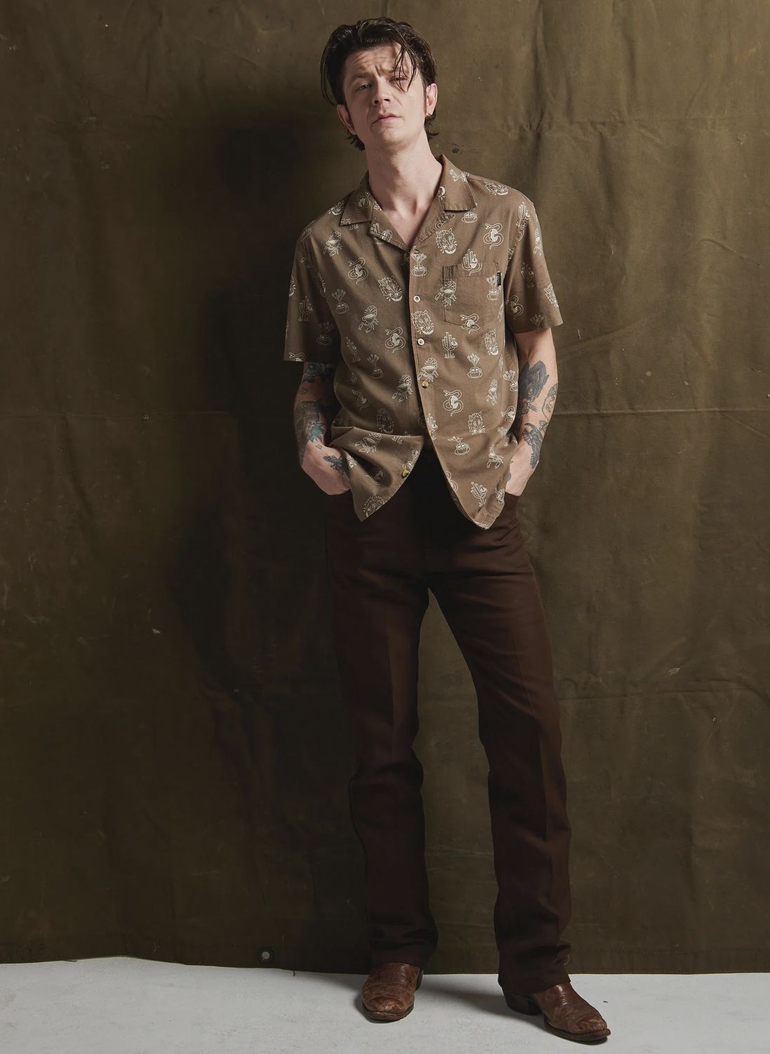Desert Donuts Button Up