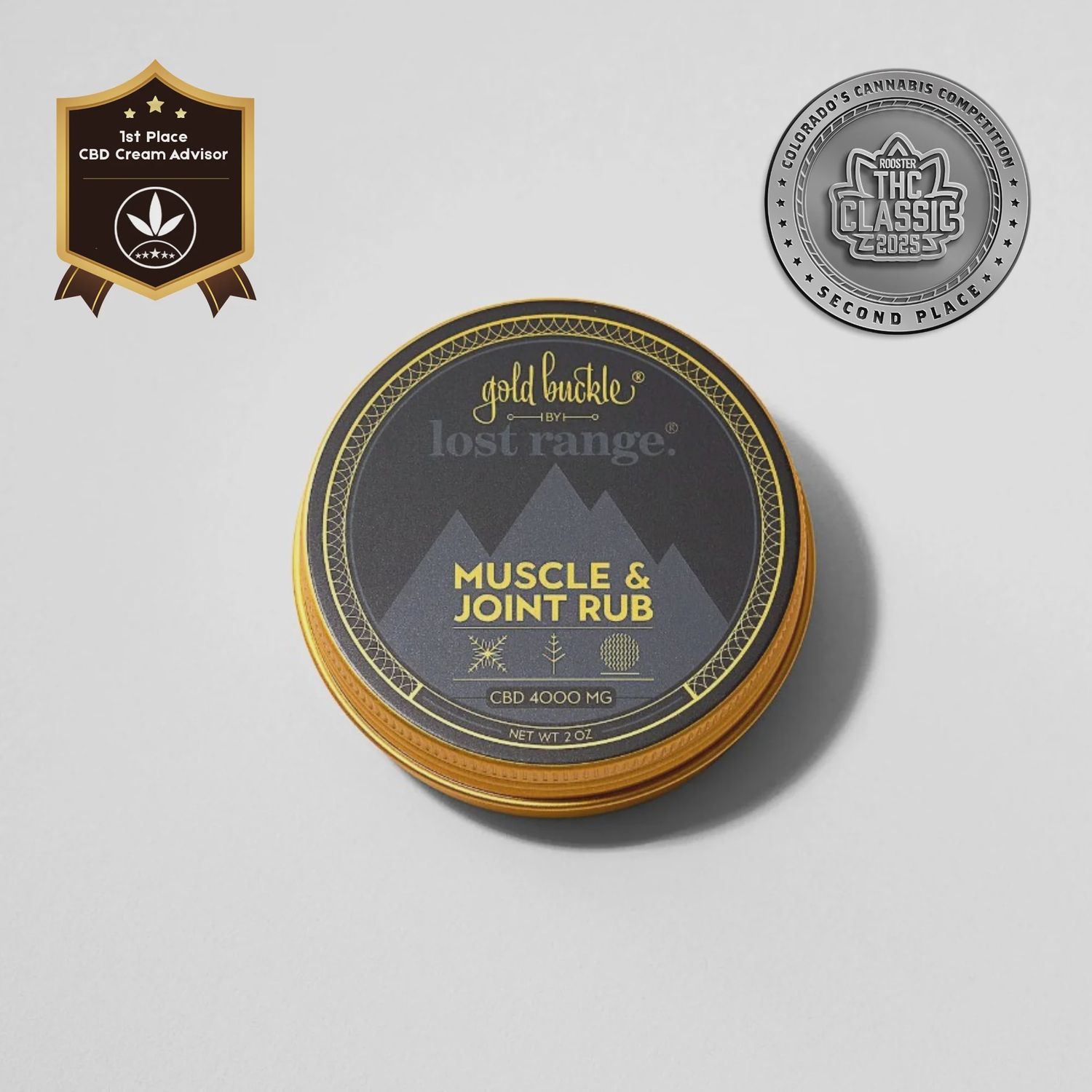 CBD Muscle and Joint Rub - Gold Buckle