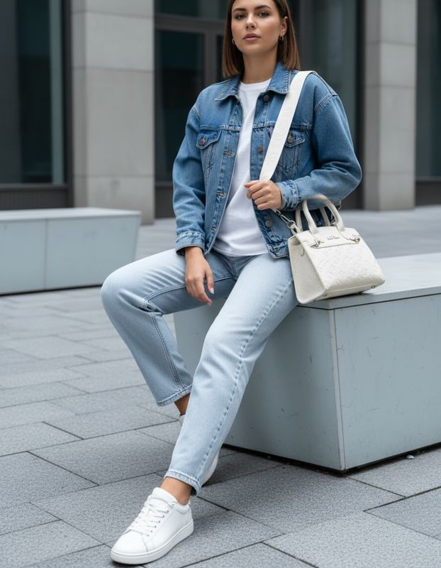 Premium-Handtasche „Sweet Years“ in Creme