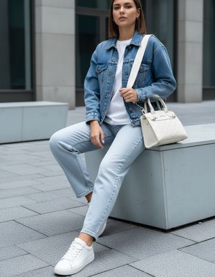 Premium-Handtasche „Sweet Years“ in Creme