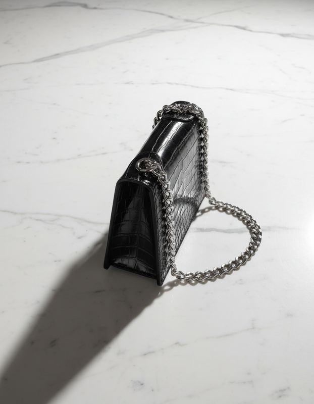 Midnight Croco Mini – Luxury-Handtasche