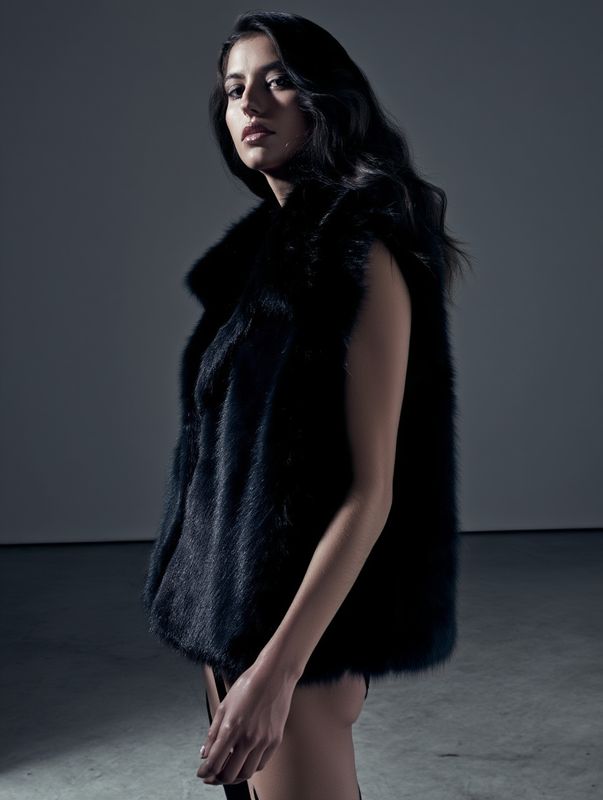 Faux-Fur Vest – Luxury Night Edition