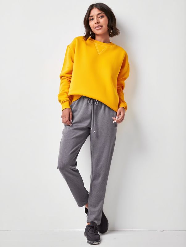 Jogger Pants „Soft Gray Motion“ – Bequeme Damenhose für Alltag & Freizeit