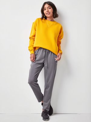 Jogger Pants „Soft Gray Motion“ – Bequeme Damenhose für Alltag & Freizeit