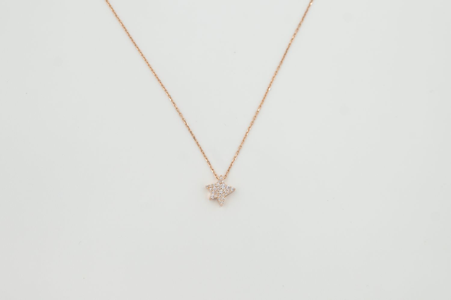 Eternal Light Star with Diamonds Necklace