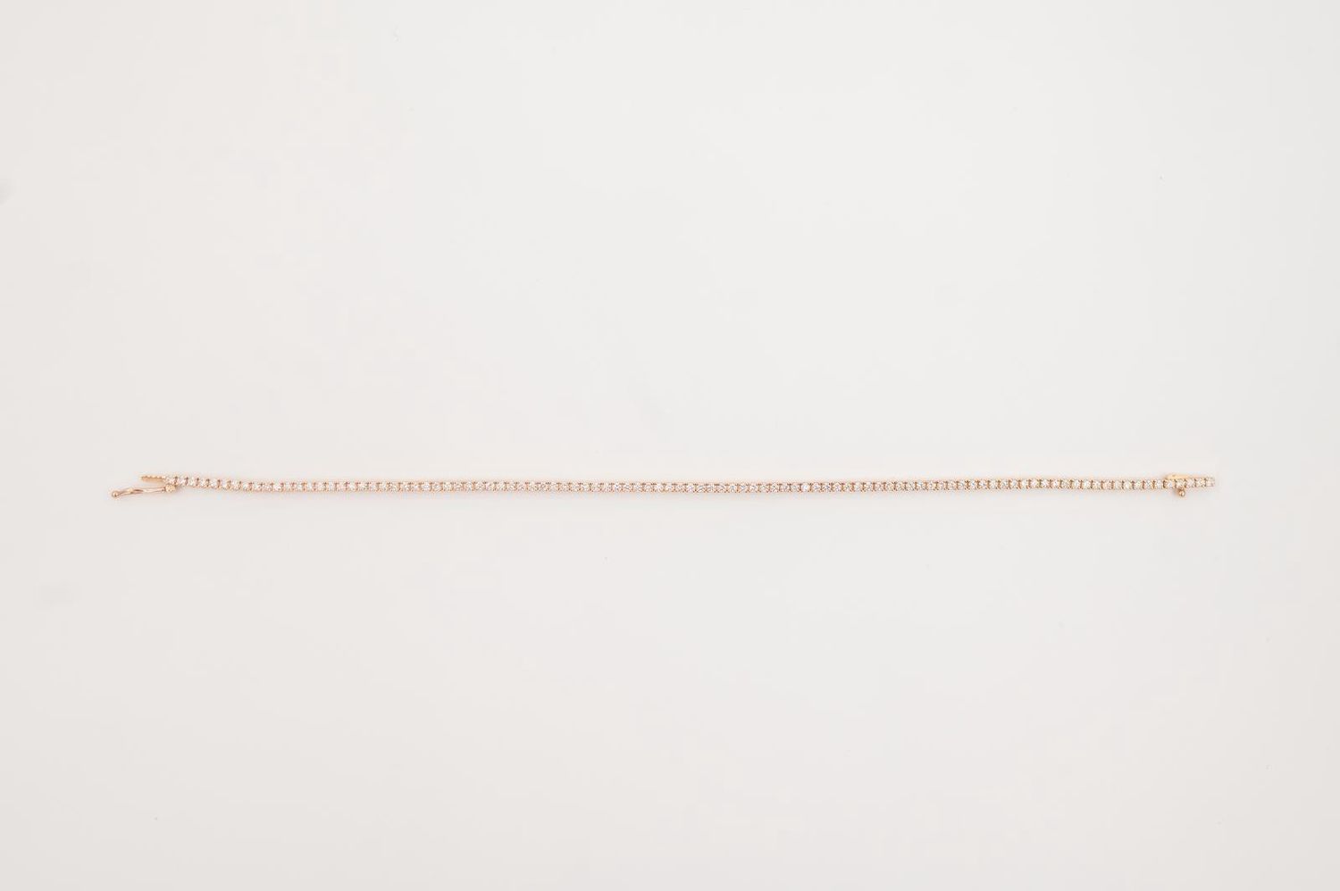 Bracelet Tennis white Gold with Diamonds