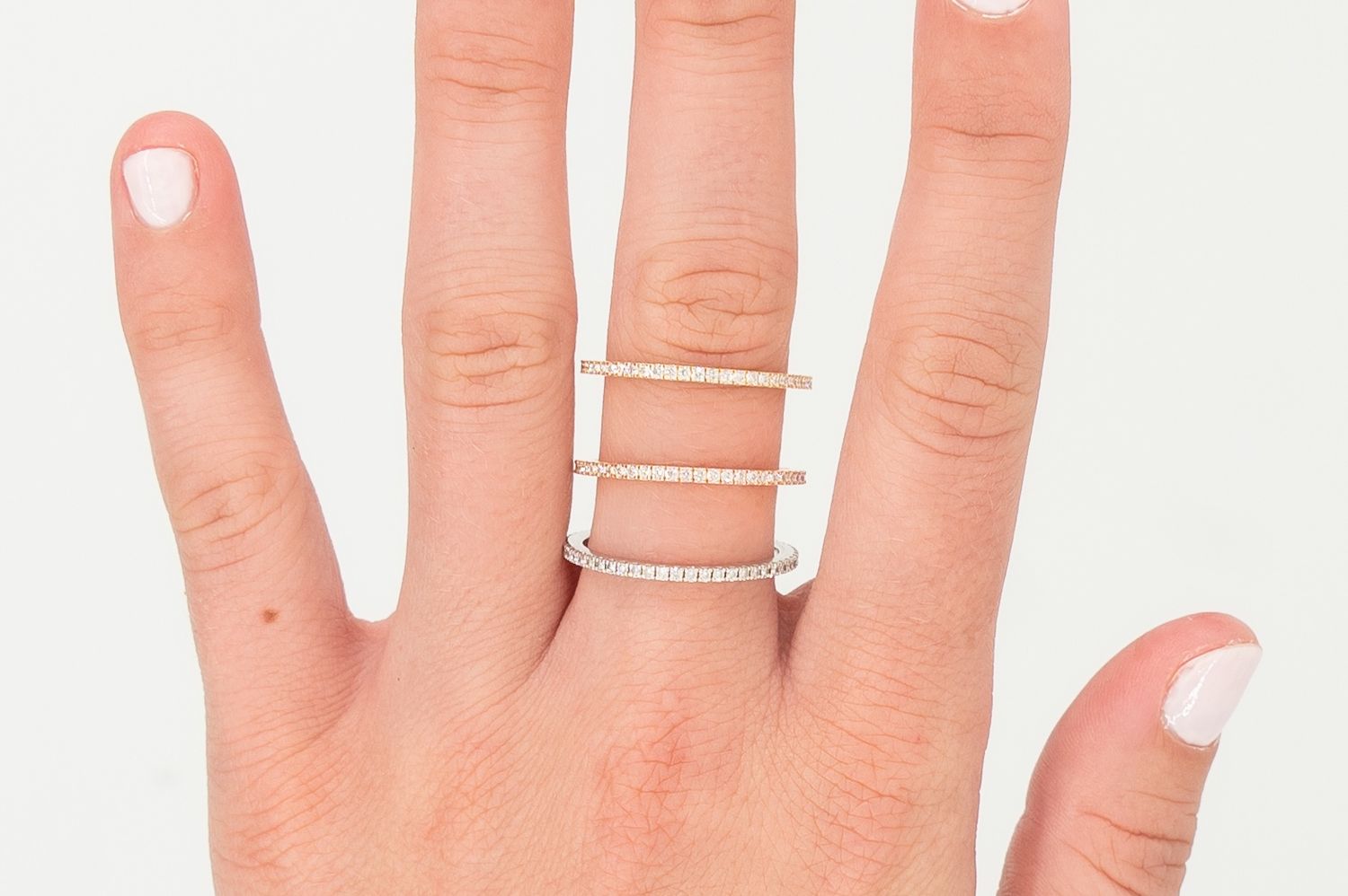 Ring Eternity Yellow Gold with Diamonds