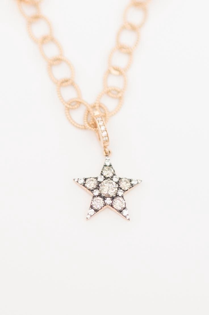 Charm Sun with Diamonds