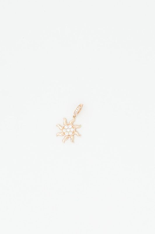 Charm Sun with Diamonds