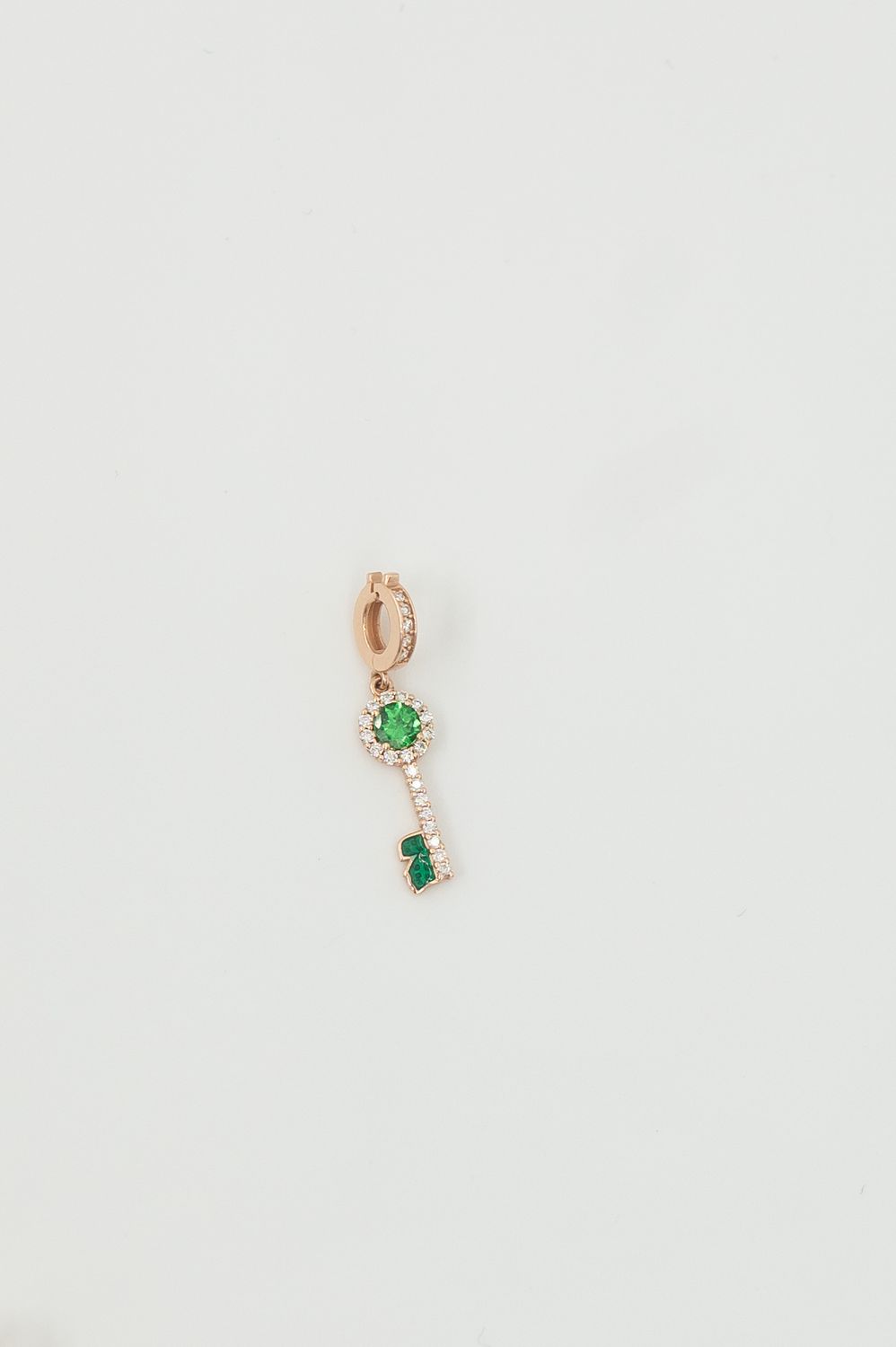 Charm Key with Diamonds
