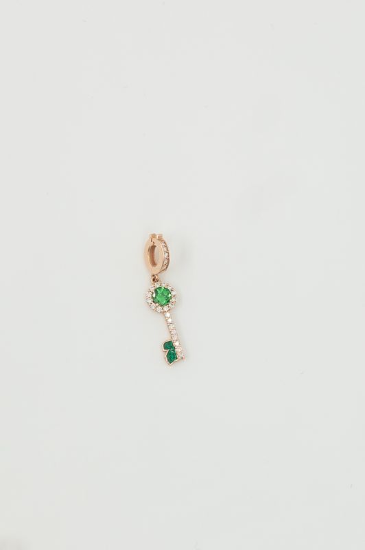 Charm Key with Diamonds