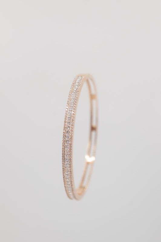 Bracelet with Diamonds and Baguettte