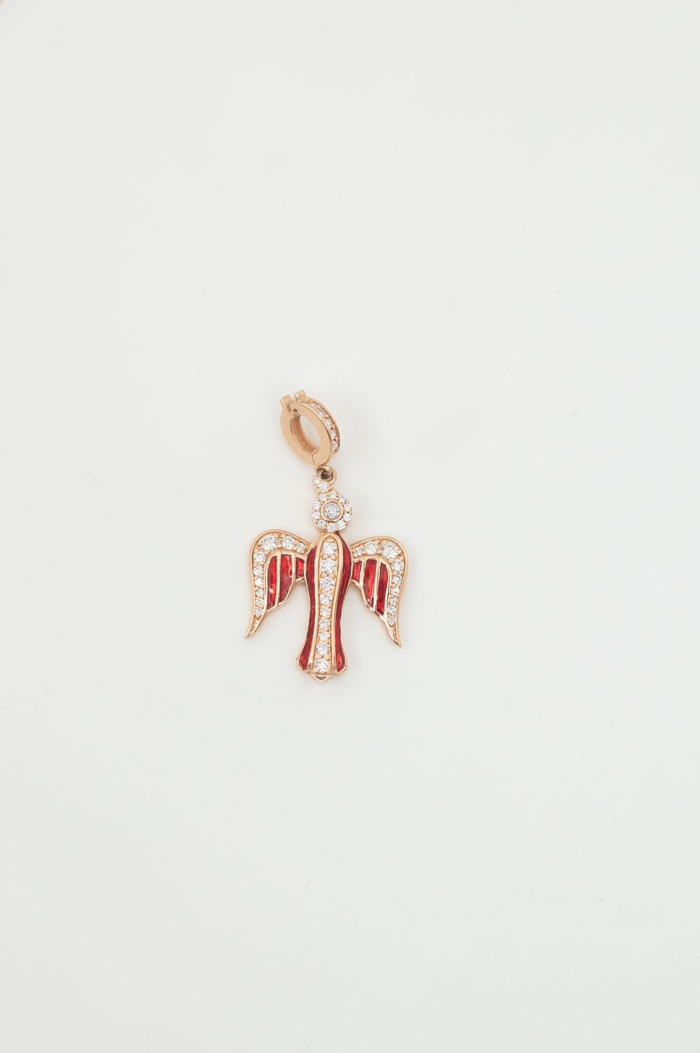 Charm Bird with Diamonds
