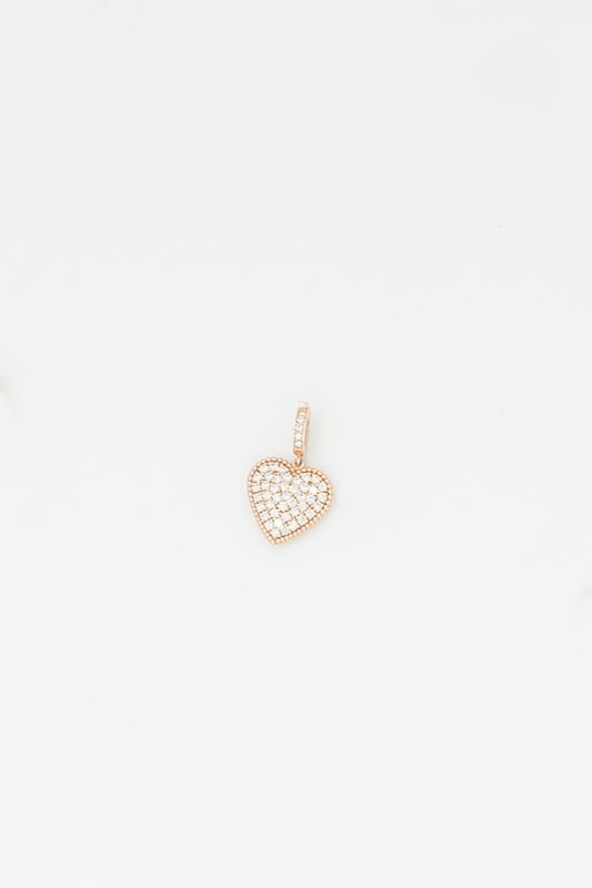 Charm Hearth with Diamonds