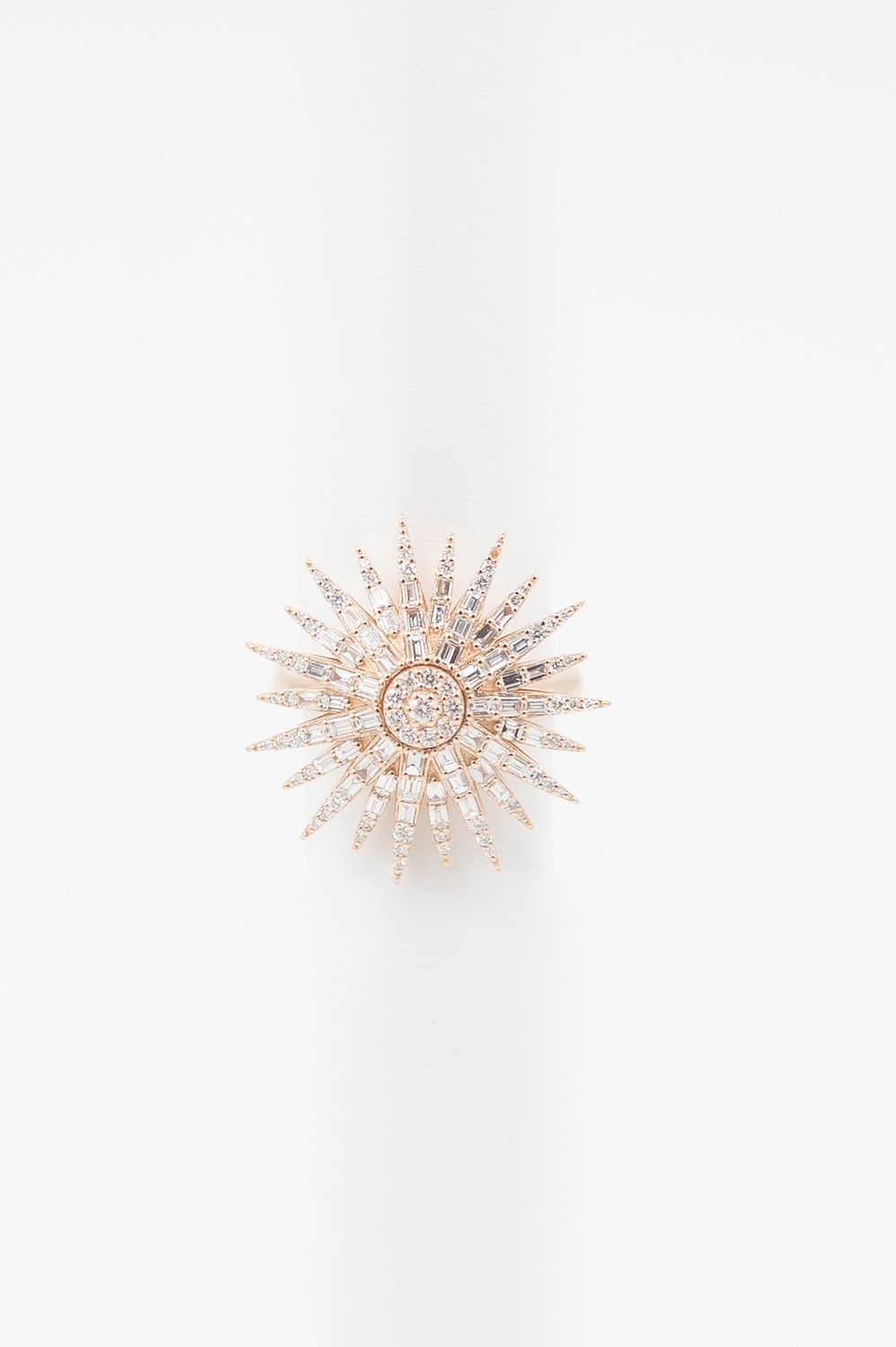 Ring Star with Baguette and Diamonds