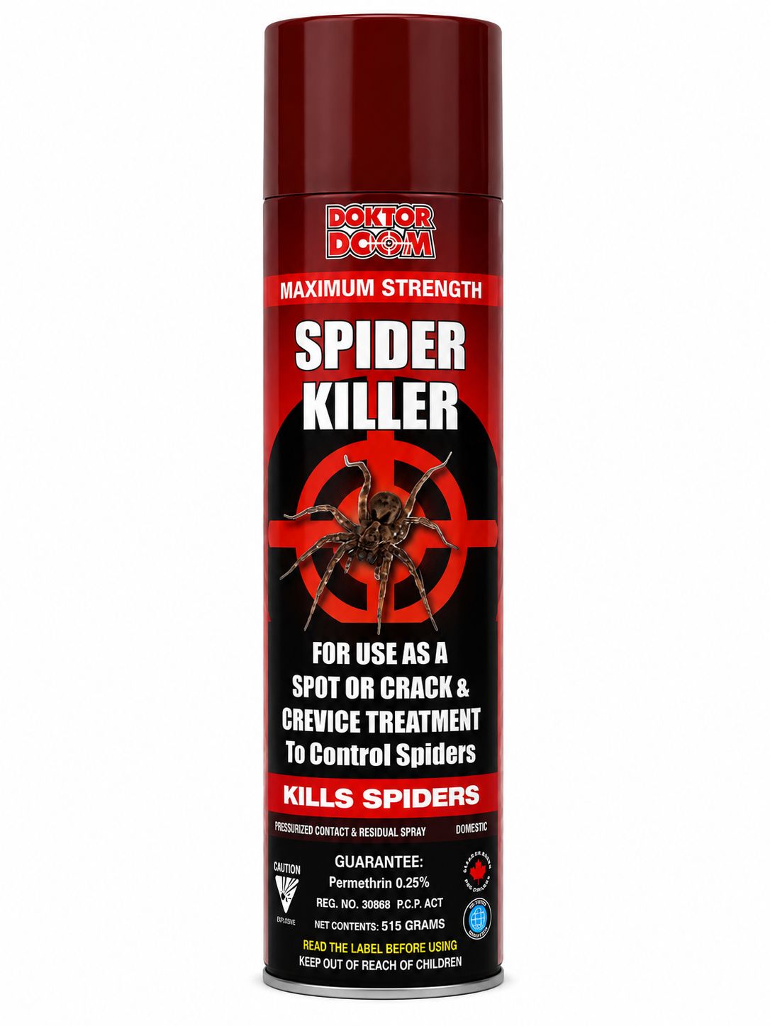 DR.DOOM Max Strength Residual Barrier Spider Killer 515g