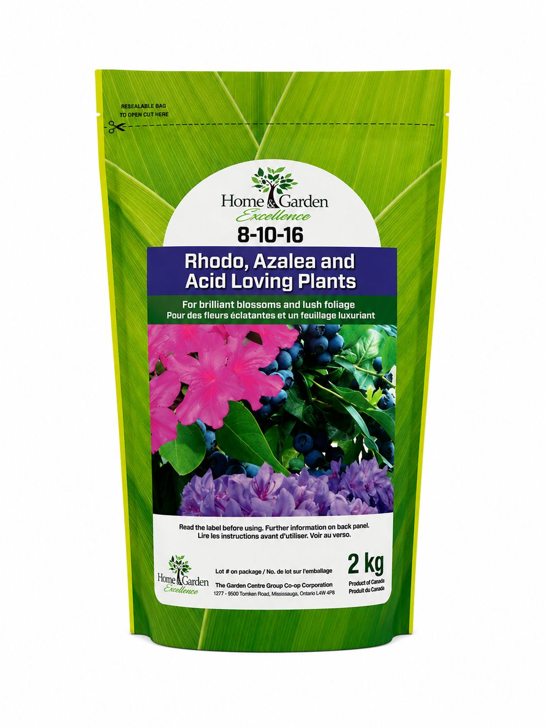 HGE Rhodo, Azalea &amp; Acid Loving 8-10-16 2Kg