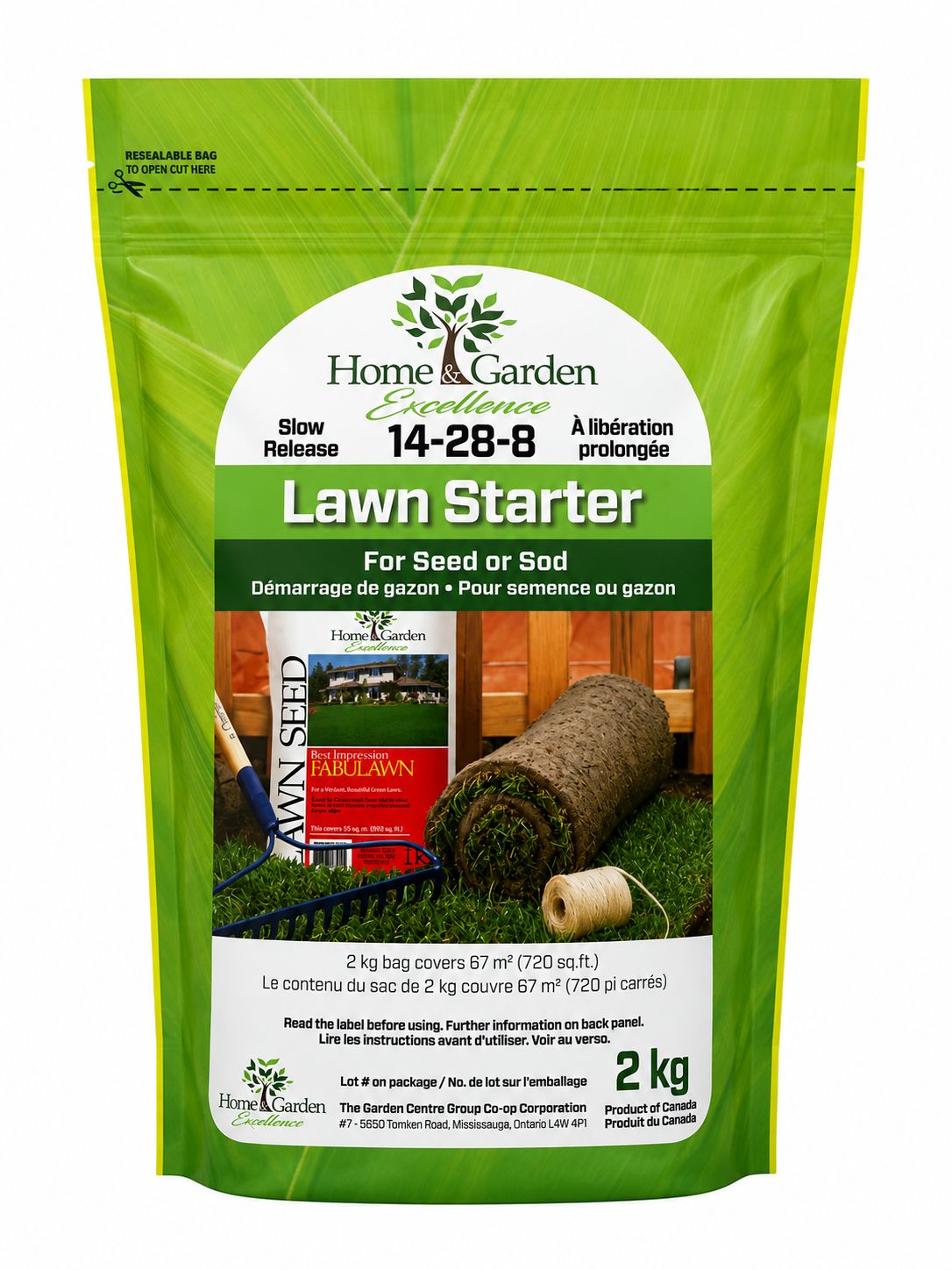 HGE Lawn Starter 14-28-8 2Kg