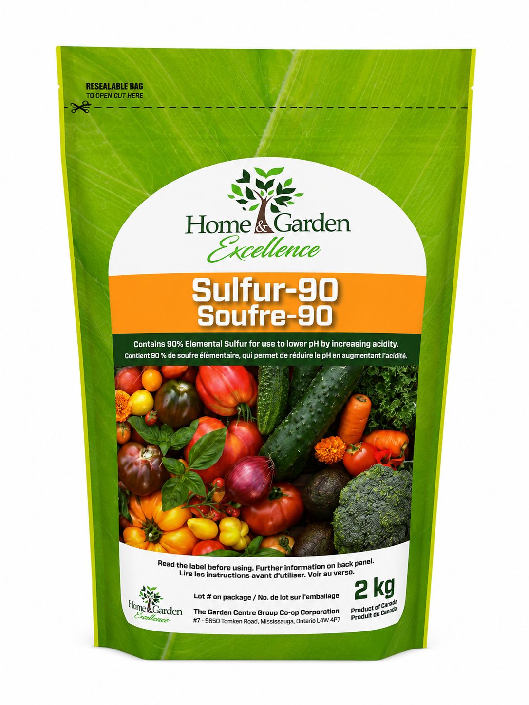 HGE Sulphur 90 2Kg Bag