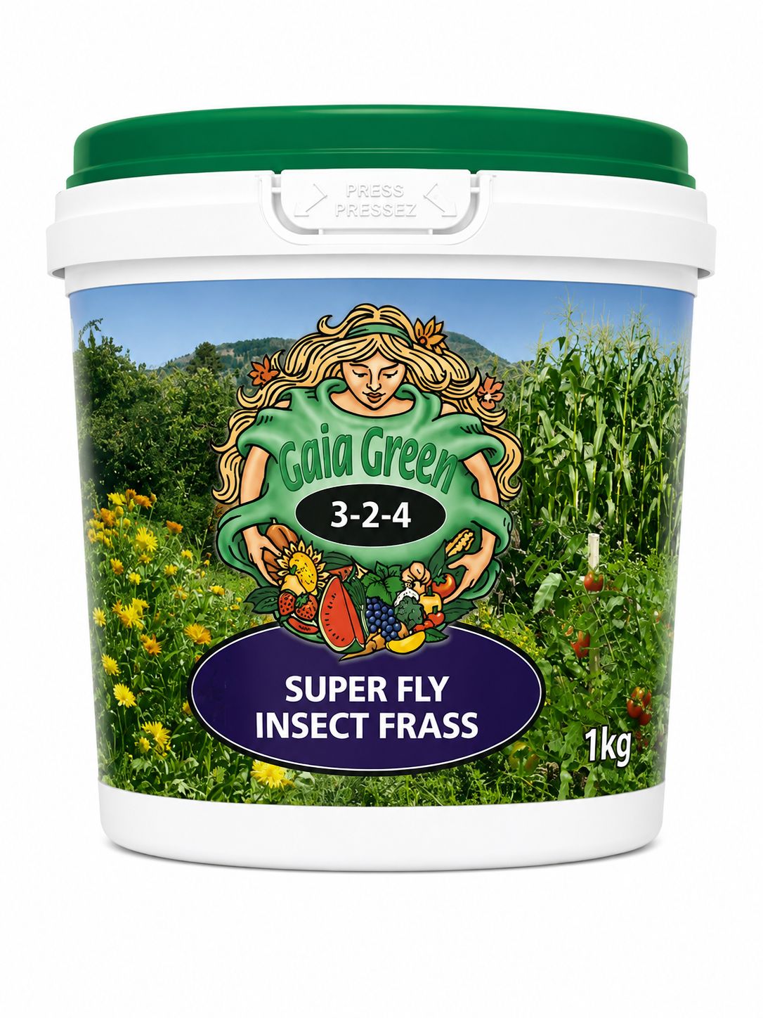 Gaia Super Fly Insect Frass 3-2-4 1Kg