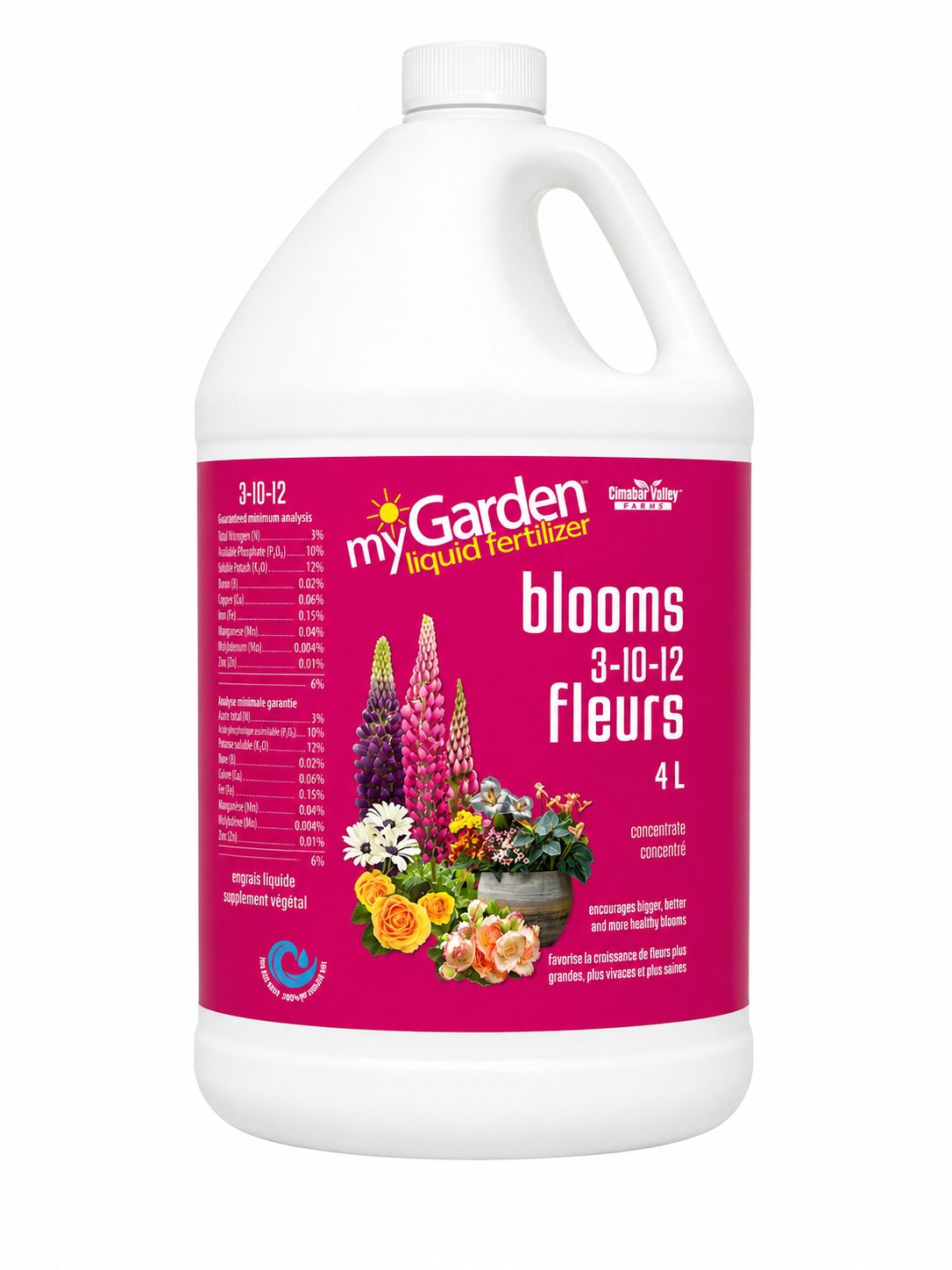 MY Garden Liq Fert Blooms 3-10-12 4L