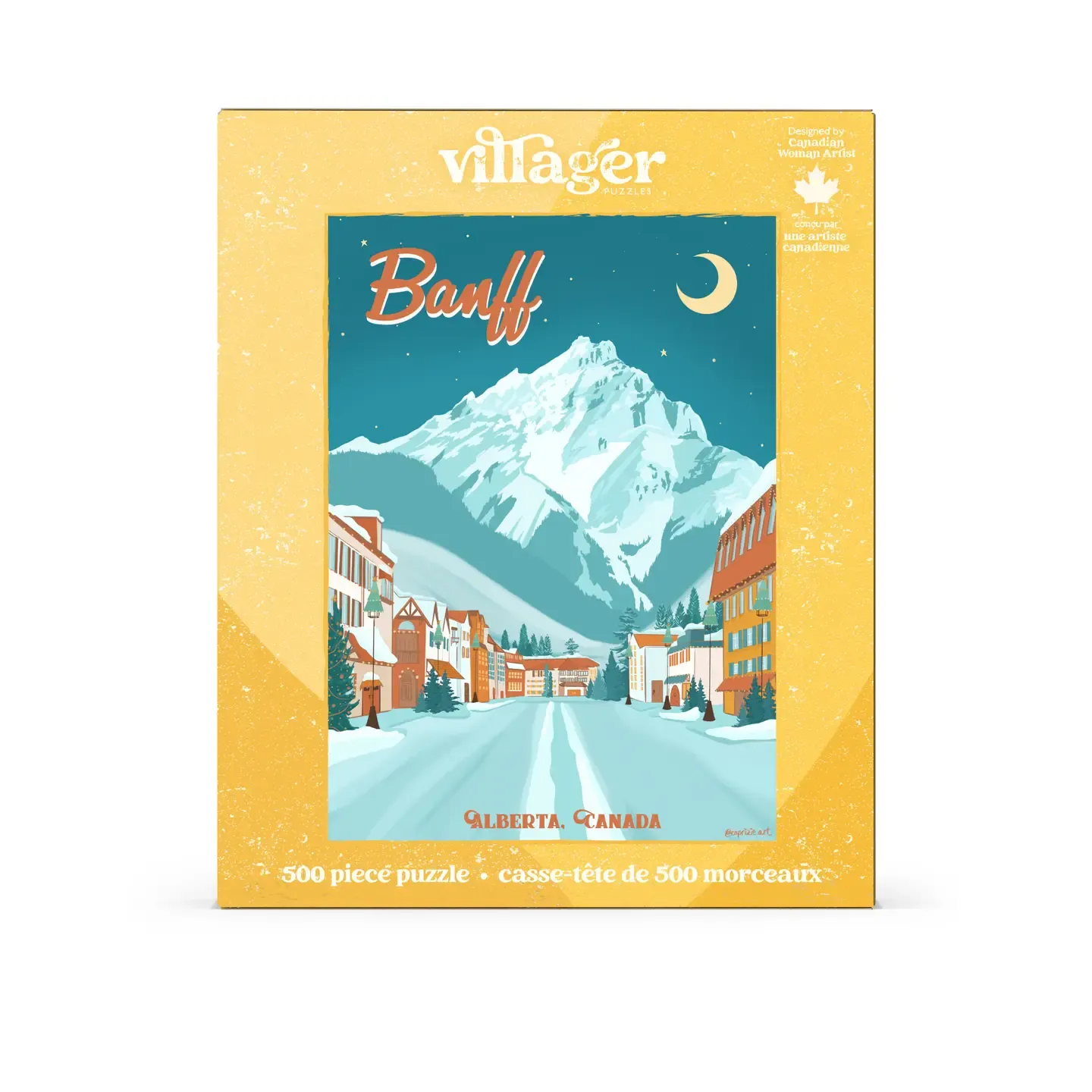 Banff Moonlight Villager 500pc Puzzle