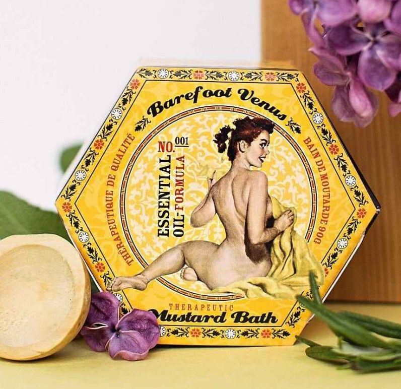 Natural Mustard Bath Soak Mini 90g