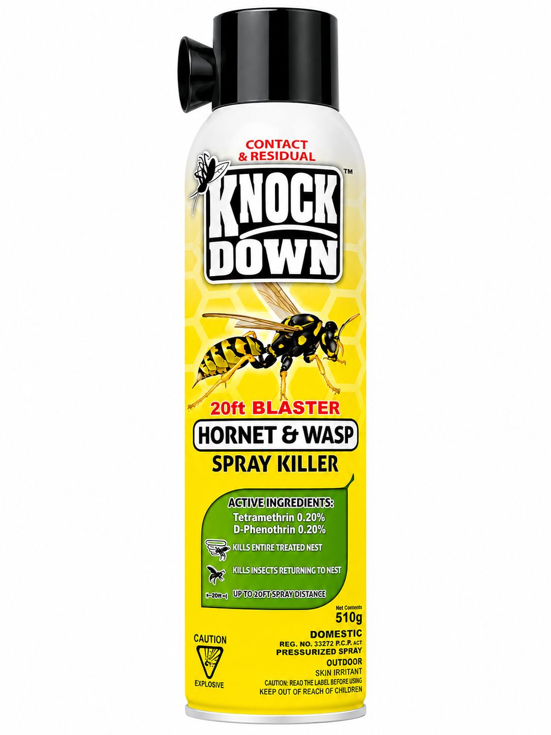 Knock Down Spray Blaster Hornet &amp; Wasp Killer