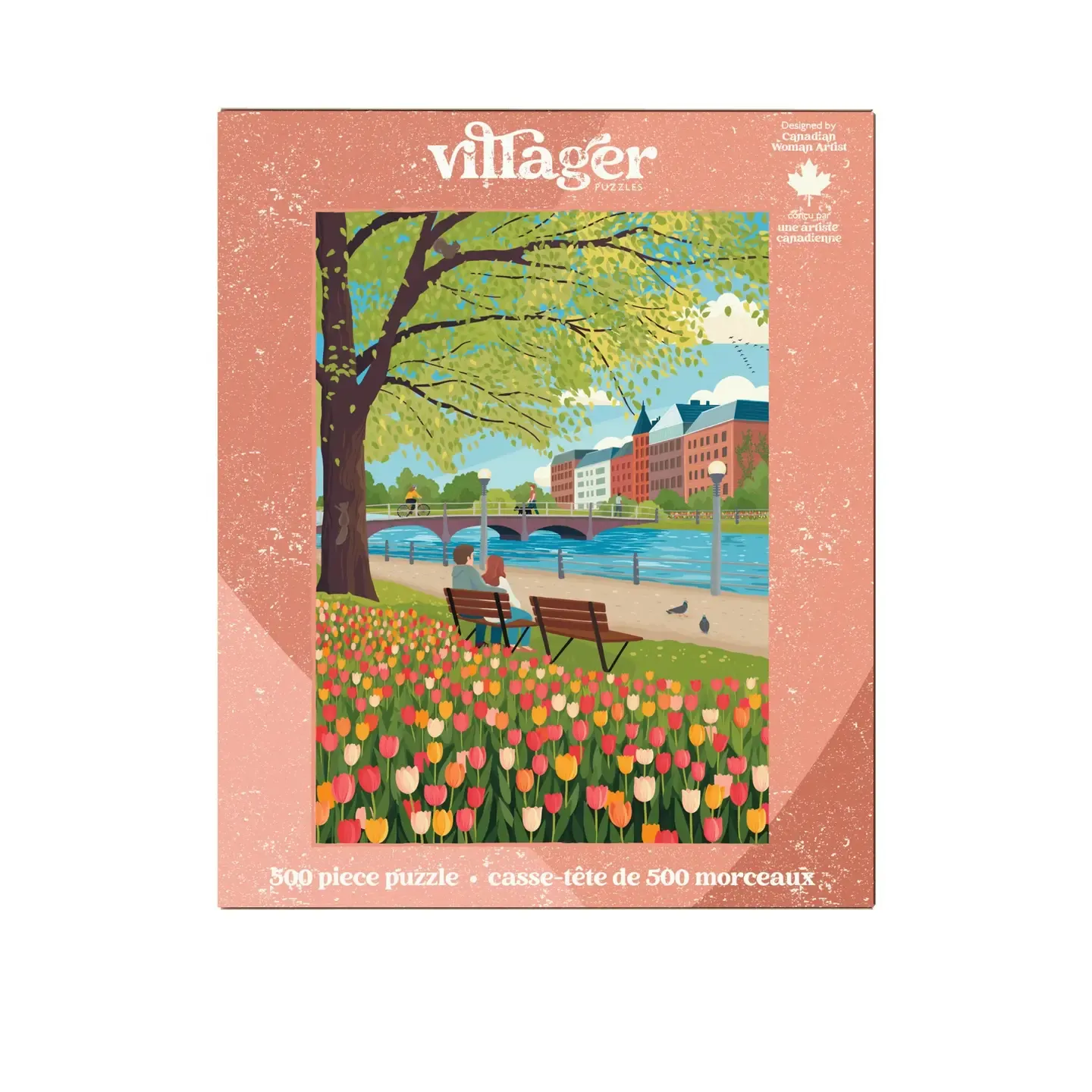 Tulip Season Villager 500pc Puzzle