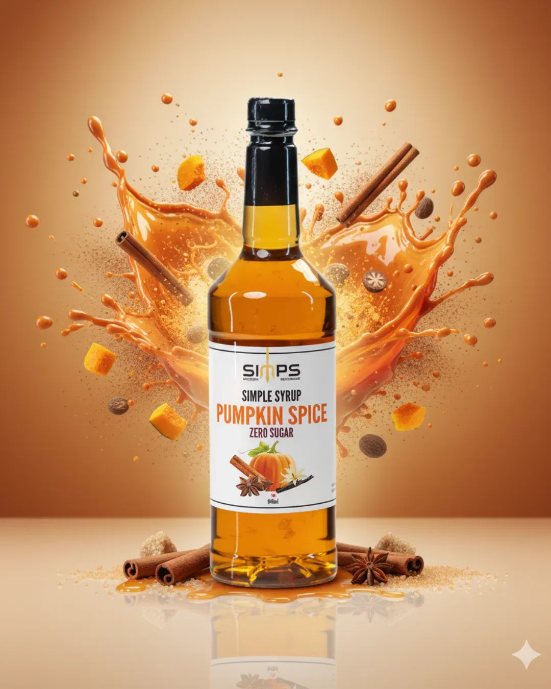 Simps Modern Beverage Zero Sugar Pumpkin Spice 946ml