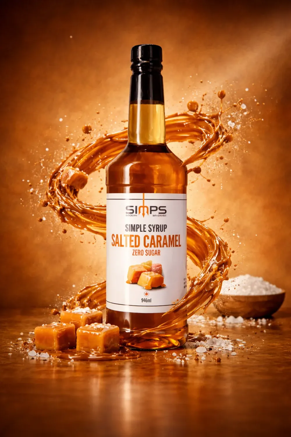Simps Modern Beverage Salted Caramel Zero Sugar 946ml