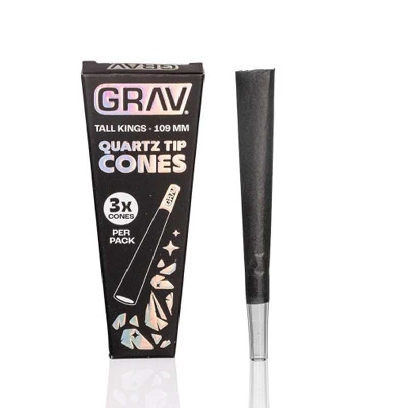 GRAV Quartz Tip Cones - Tall King 3pk