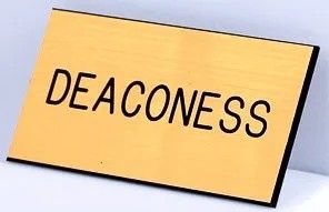 BADGE-DEACONESS MAGNET GOLD